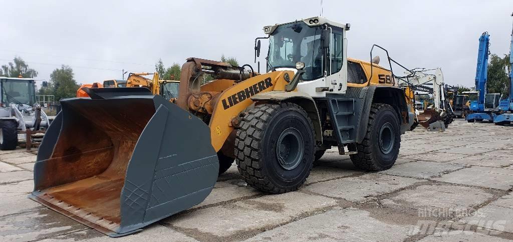 Liebherr L 580 Gumikerekes homlokrakodók