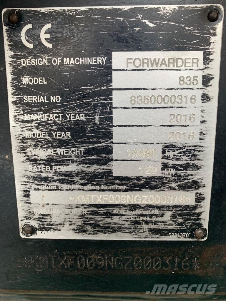 Komatsu 835 Kihordók