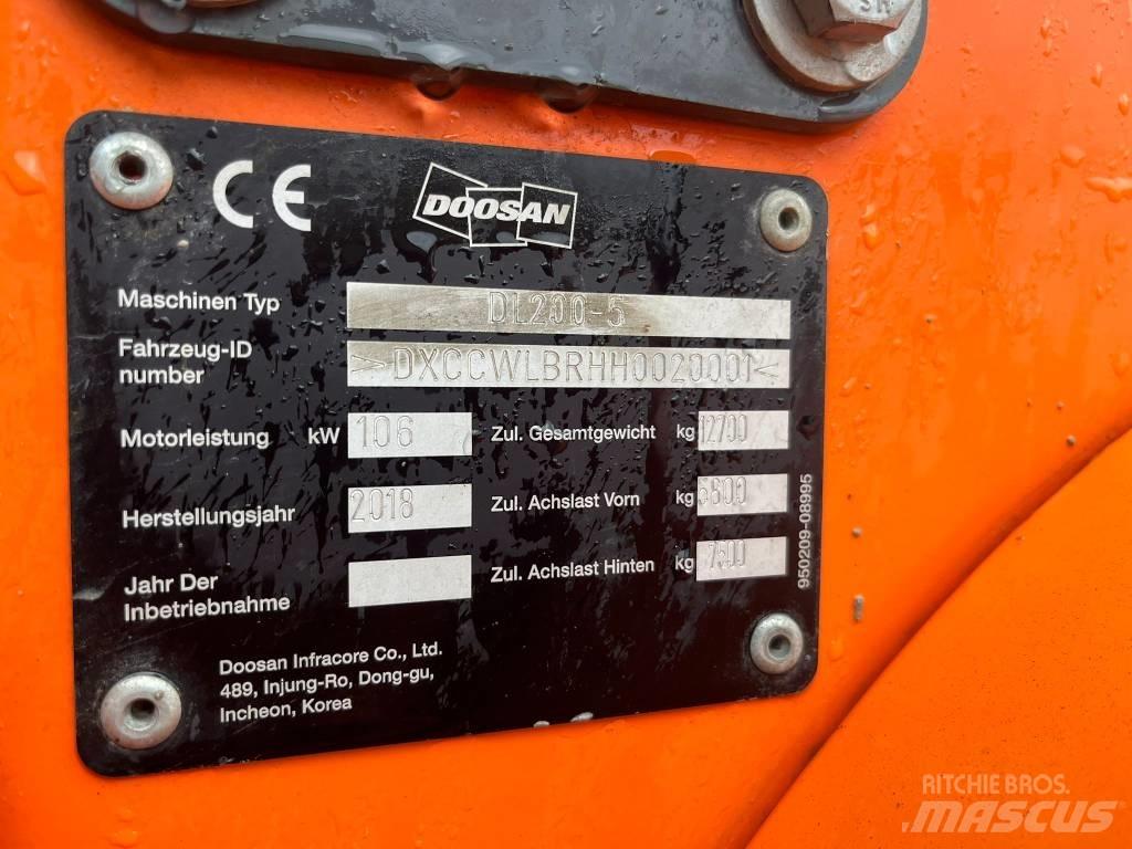 Doosan DL200-5 Gumikerekes homlokrakodók