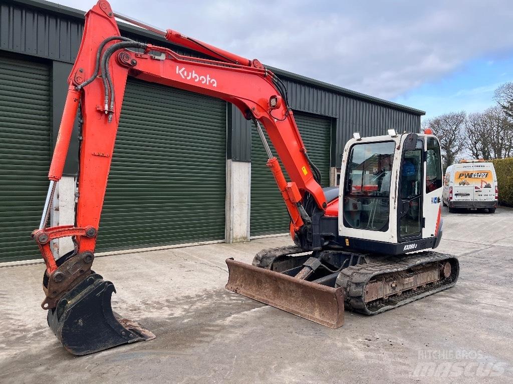 Kubota KX 080-3 Mini kotrók < 7t