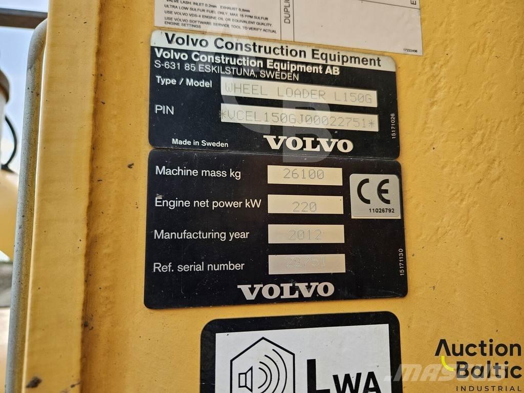 Volvo 150G Gumikerekes homlokrakodók