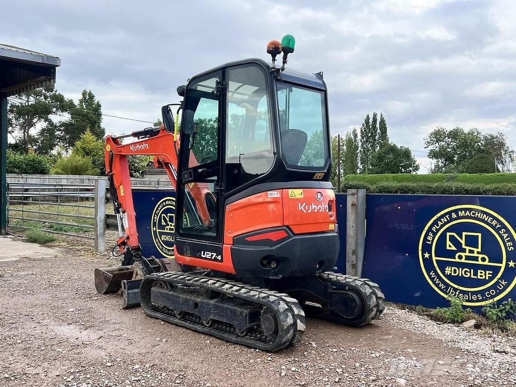 Kubota U27-4 Mini kotrók < 7t