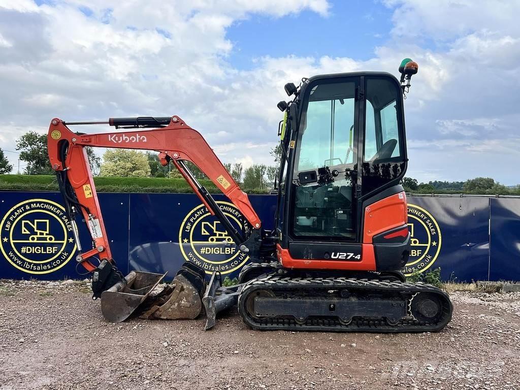 Kubota U27-4 Mini kotrók < 7t