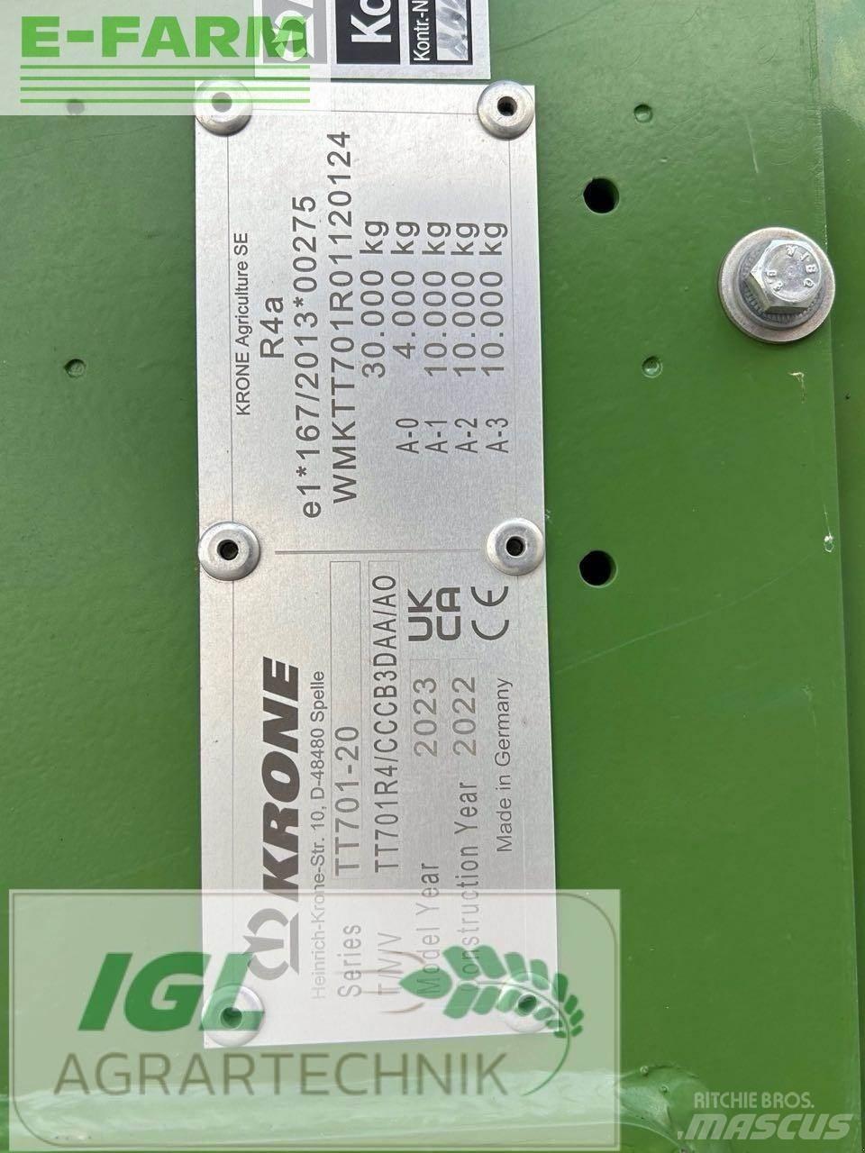 Krone tx 560 Gabona átrakó kocsik