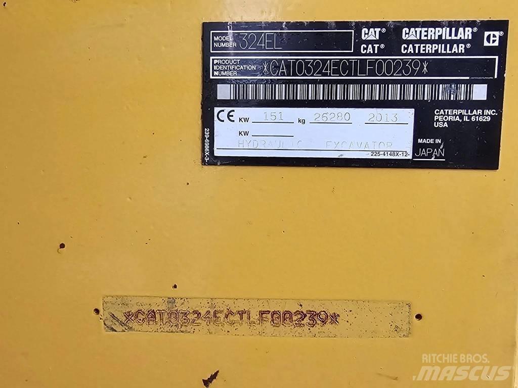 CAT 324 EL Lánctalpas kotrók