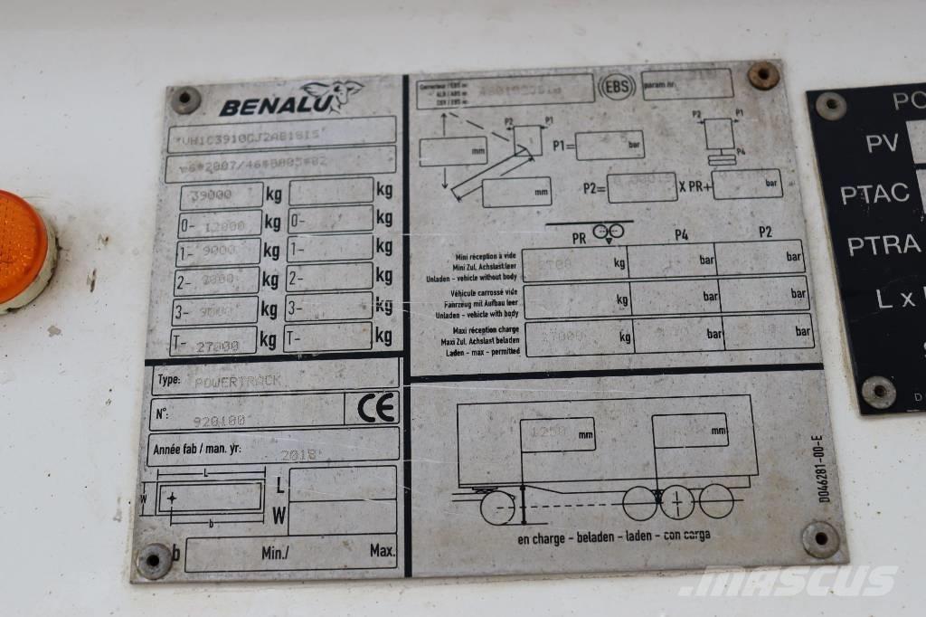 Benalu powertrack Billenő pótkocsik