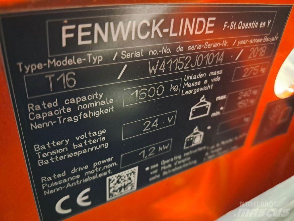 Linde T16 Alacsony emelőkocsi