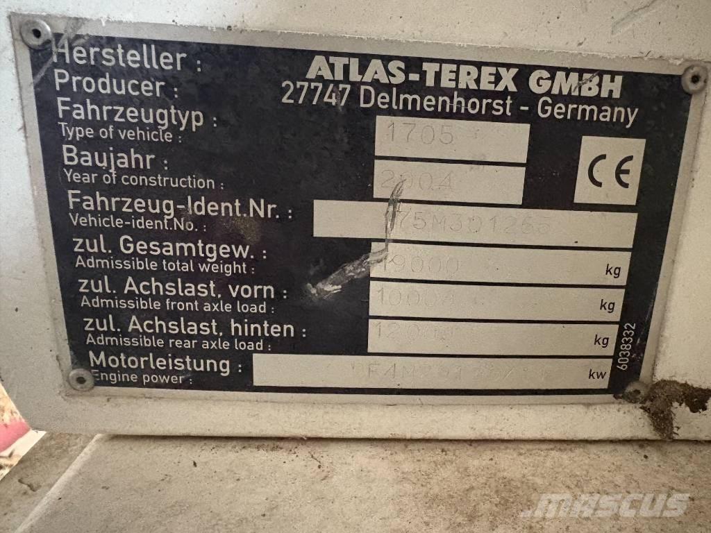 Terex 1705m Kotrórakodók