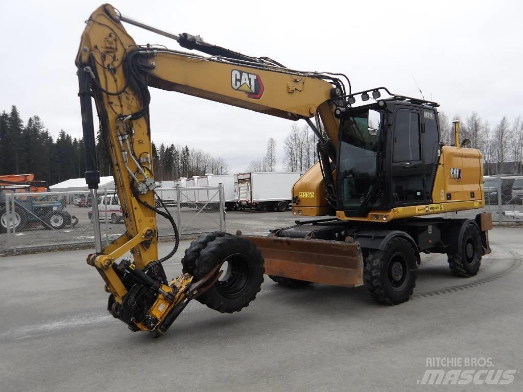 CAT M 318 Gumikerekes kotrók