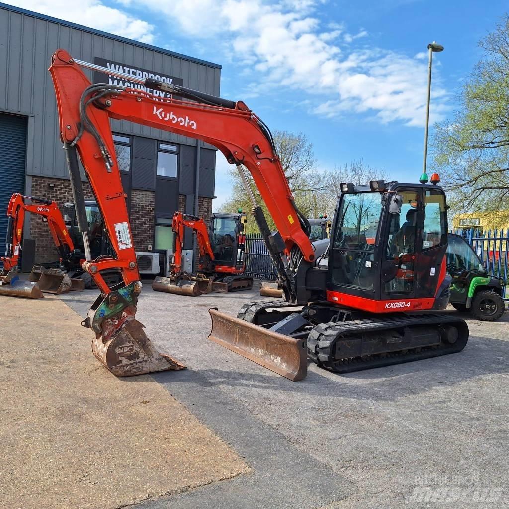 Kubota KX080-4 Közepes (midi) kotrók 7 t - 12 t