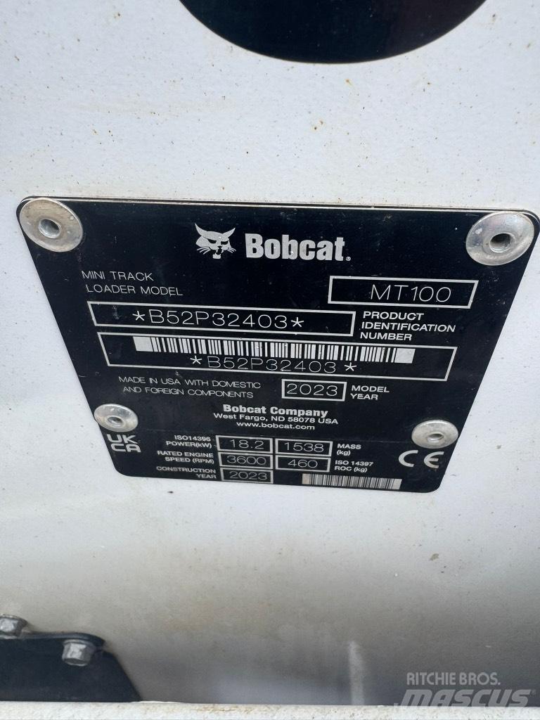 Bobcat MT 100 Lánctalpas homlokrakodók