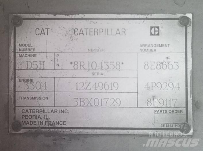 CAT D 5 H lánctalpas dózerek