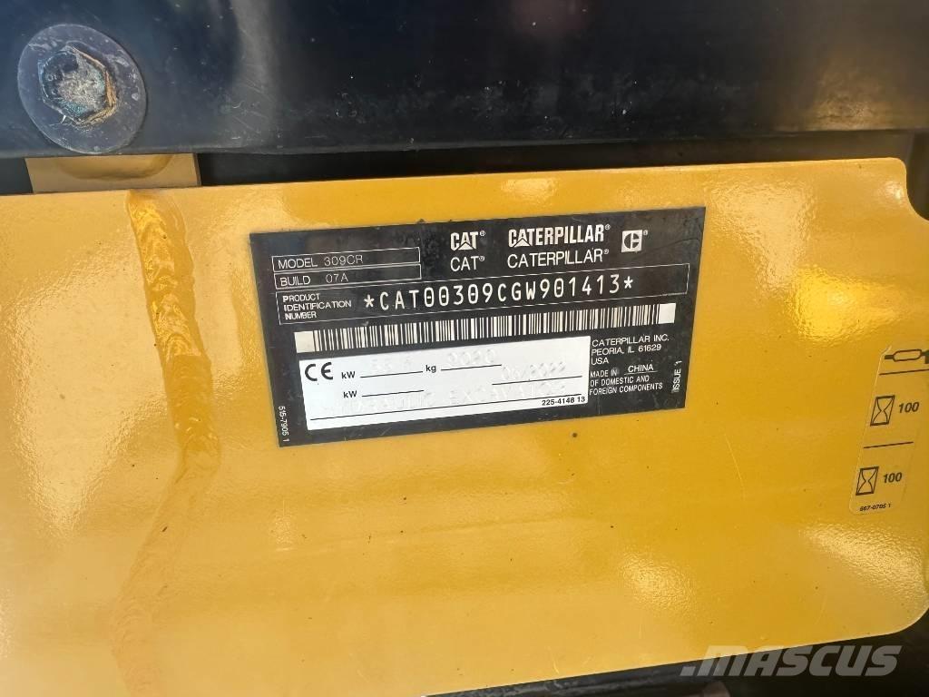 CAT 309 CR Közepes (midi) kotrók 7 t - 12 t