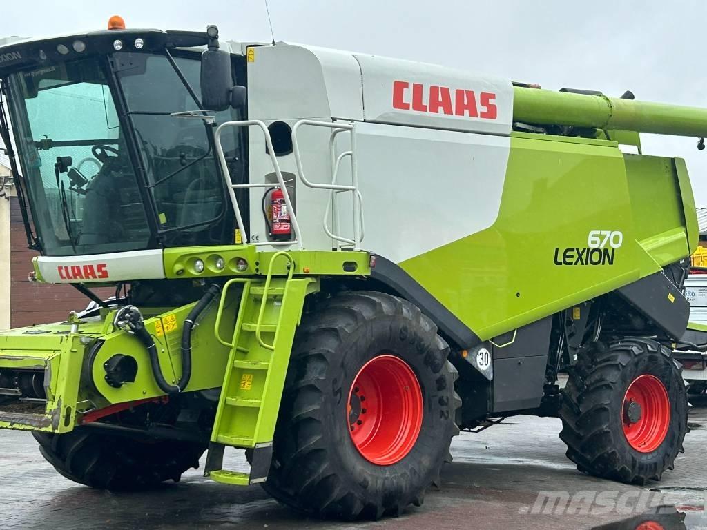 CLAAS Lexion 670 4x4 Kombájnok
