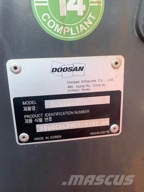 Doosan DL280-5 Gumikerekes homlokrakodók