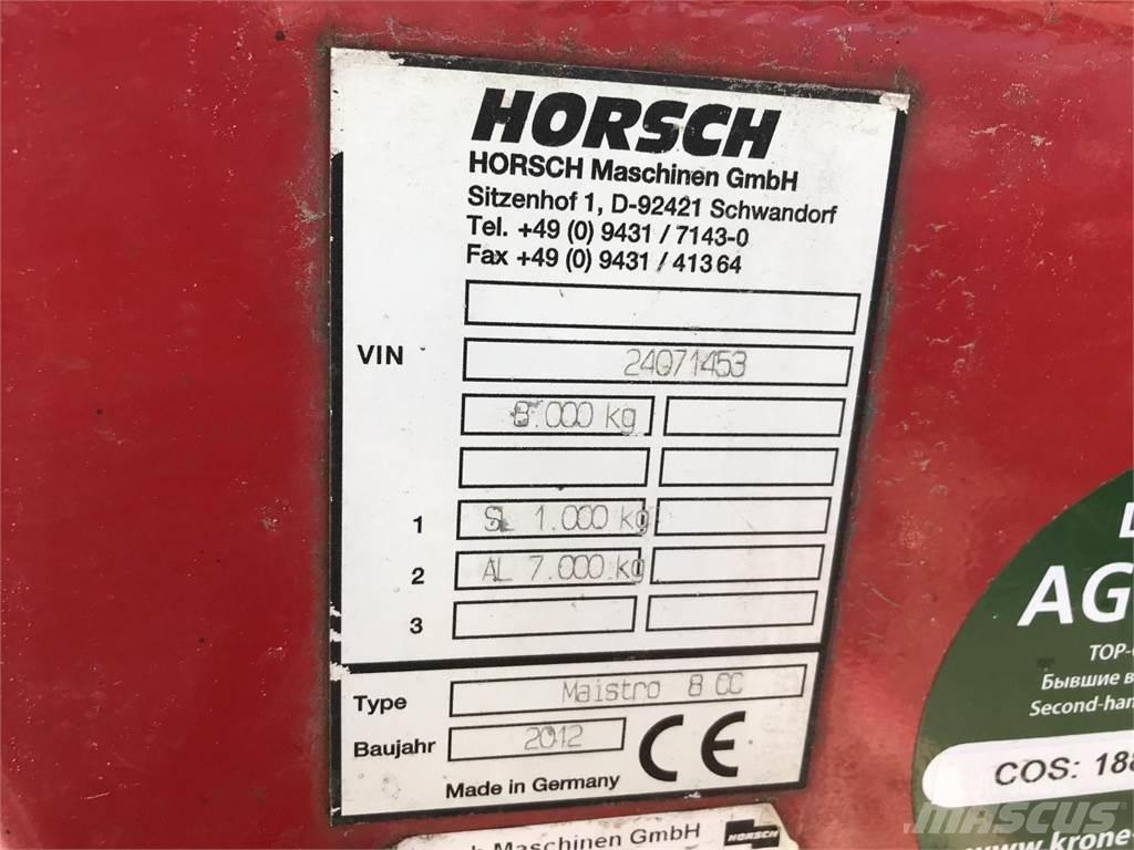 Horsch Maistro 8CC Precíziós vetőgépek