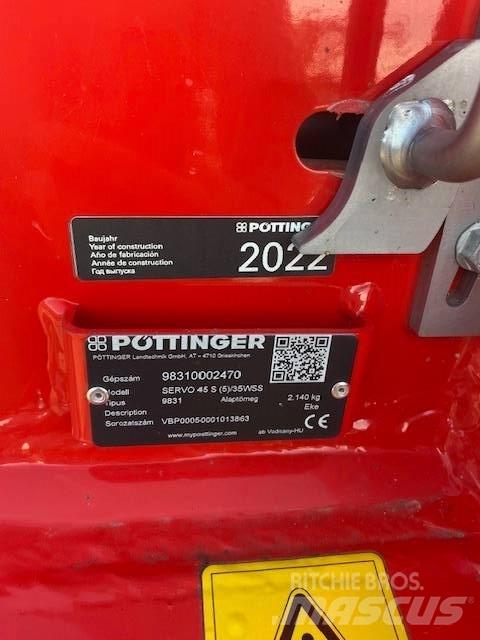 Pöttinger Servo 45 S Váltvaforgató ekék