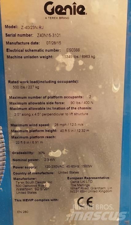 Genie Z 40/23 N RJ Karos emelők