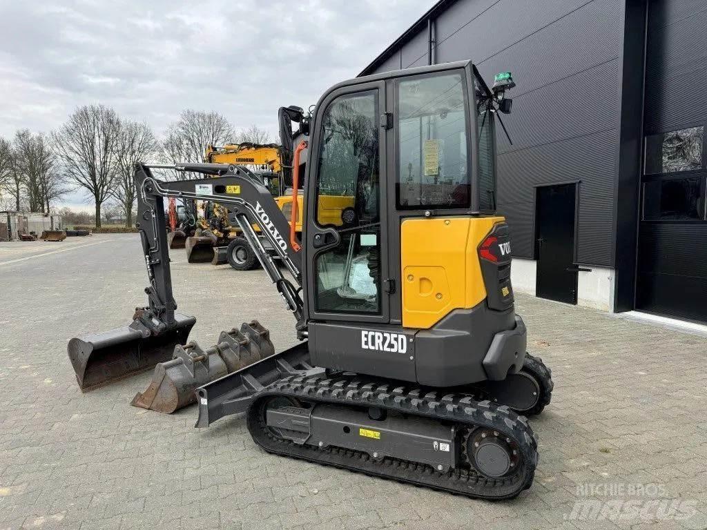 Volvo ECR25D Mini kotrók < 7t