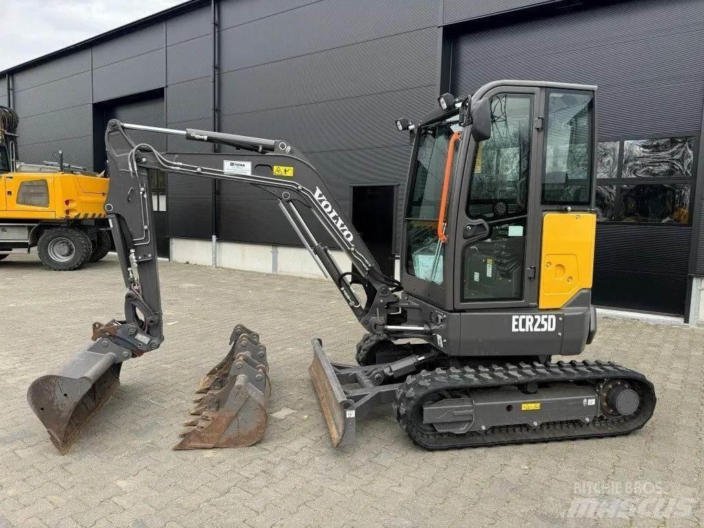 Volvo ECR25D Mini kotrók < 7t