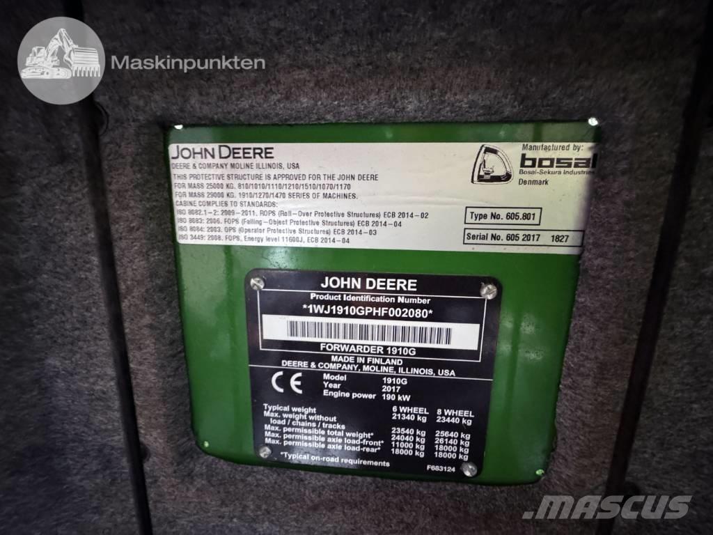 John Deere 1910 G Kihordók