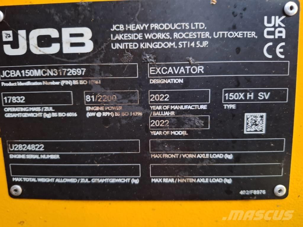 JCB X 150 HD Lánctalpas kotrók