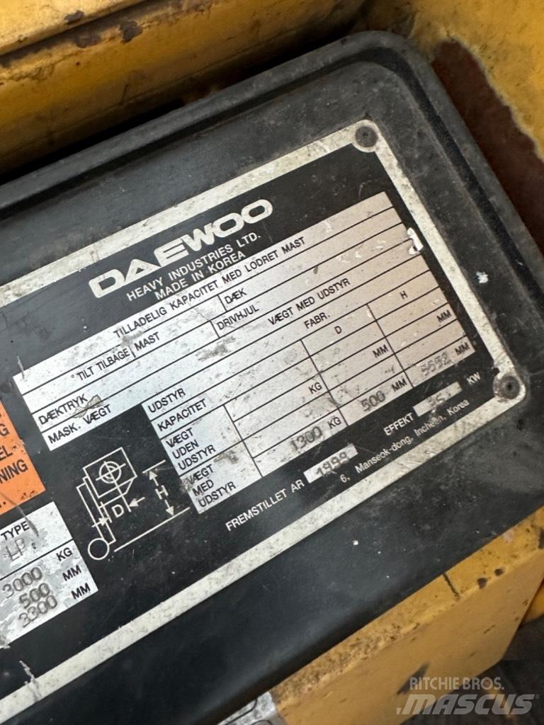 Daewoo G30E Gázüzemű targoncák