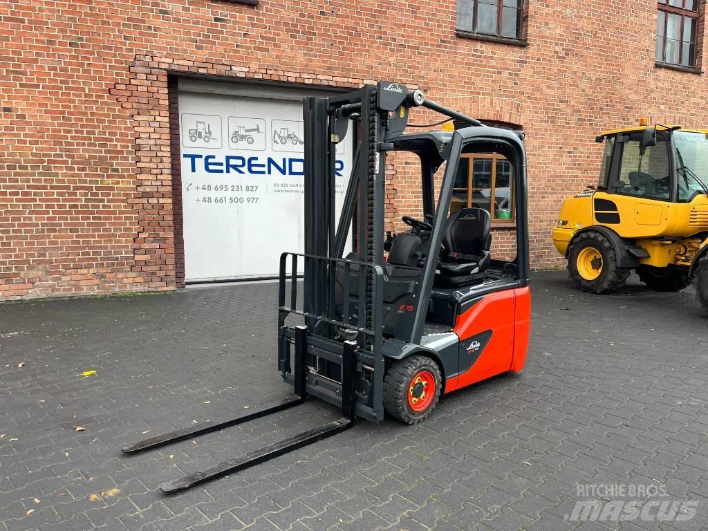 Linde E 15 Elektromos targoncák