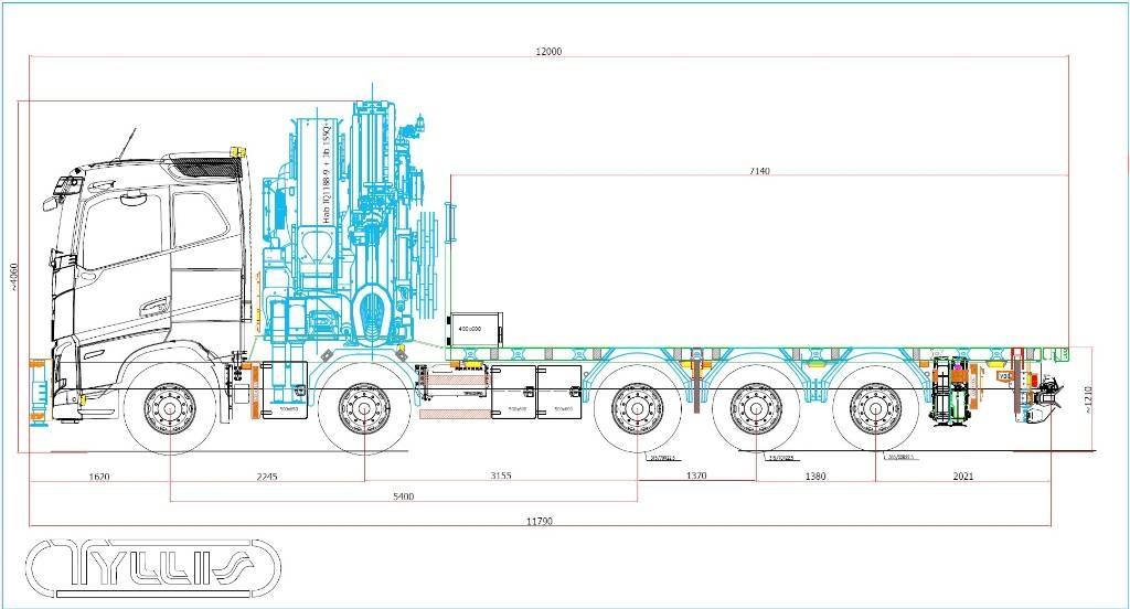 Volvo FH 13 540 Darus teherautók