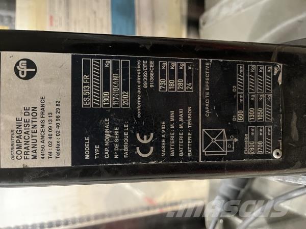 Manitou ES 513 Elektromos gyalogkíséretű targoncák