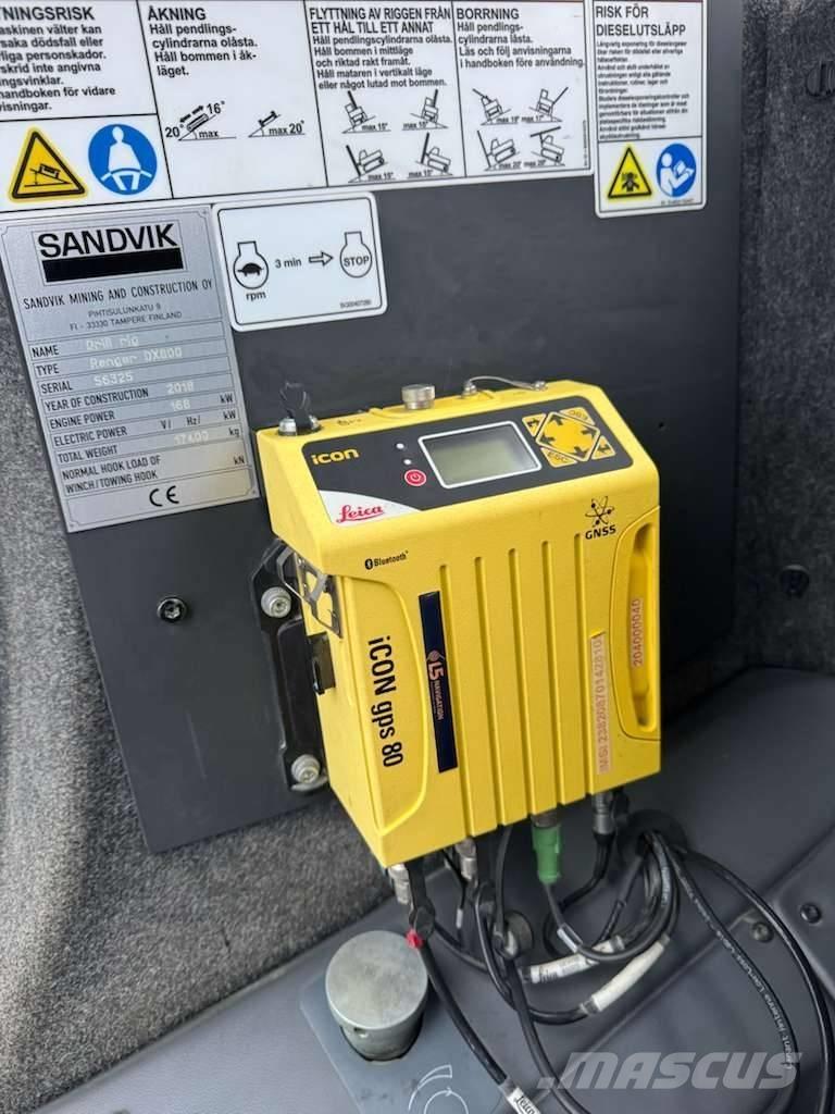 Sandvik DX800 Talaj fúró