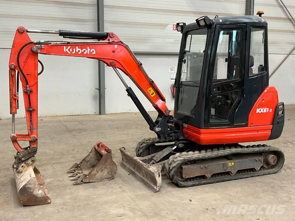 Kubota KX 61-3 Mini kotrók < 7t