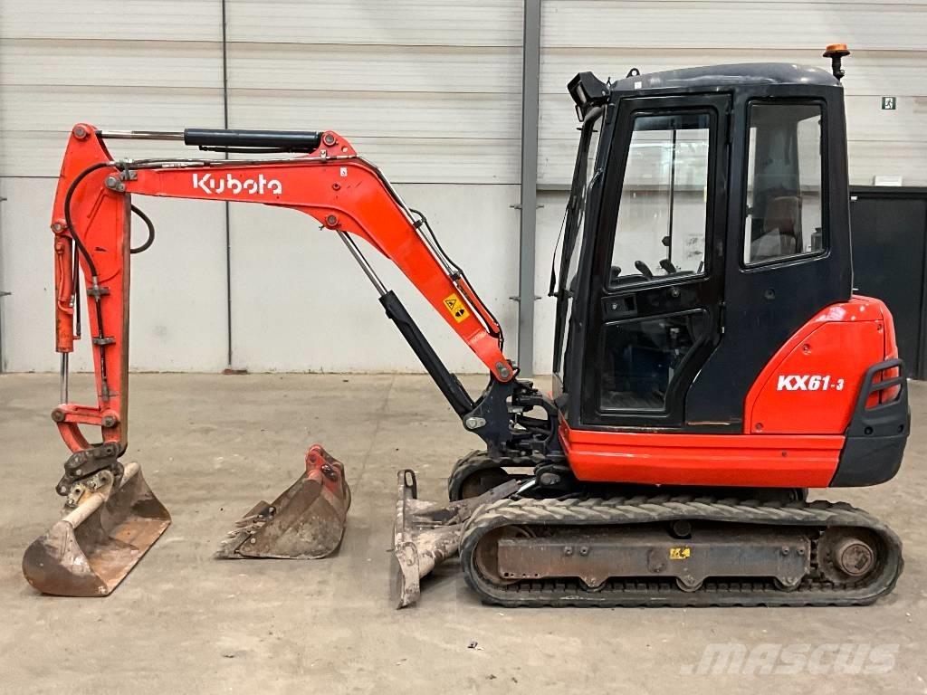 Kubota KX 61-3 Mini kotrók < 7t