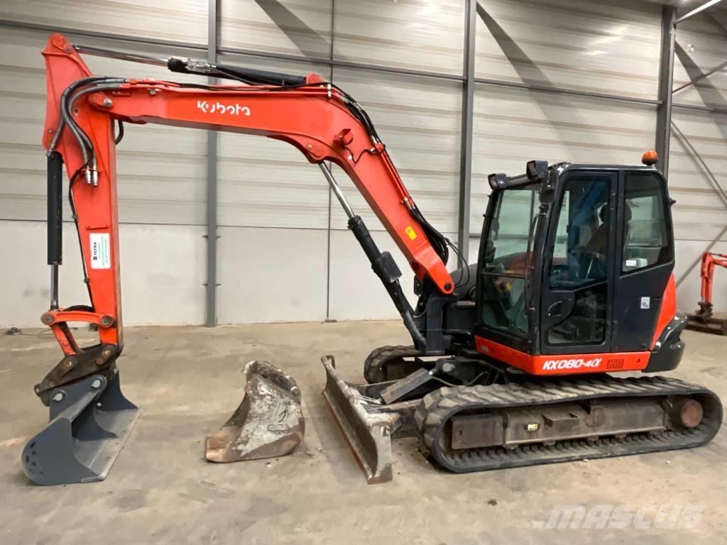 Kubota KX 080-4 A Közepes (midi) kotrók 7 t - 12 t