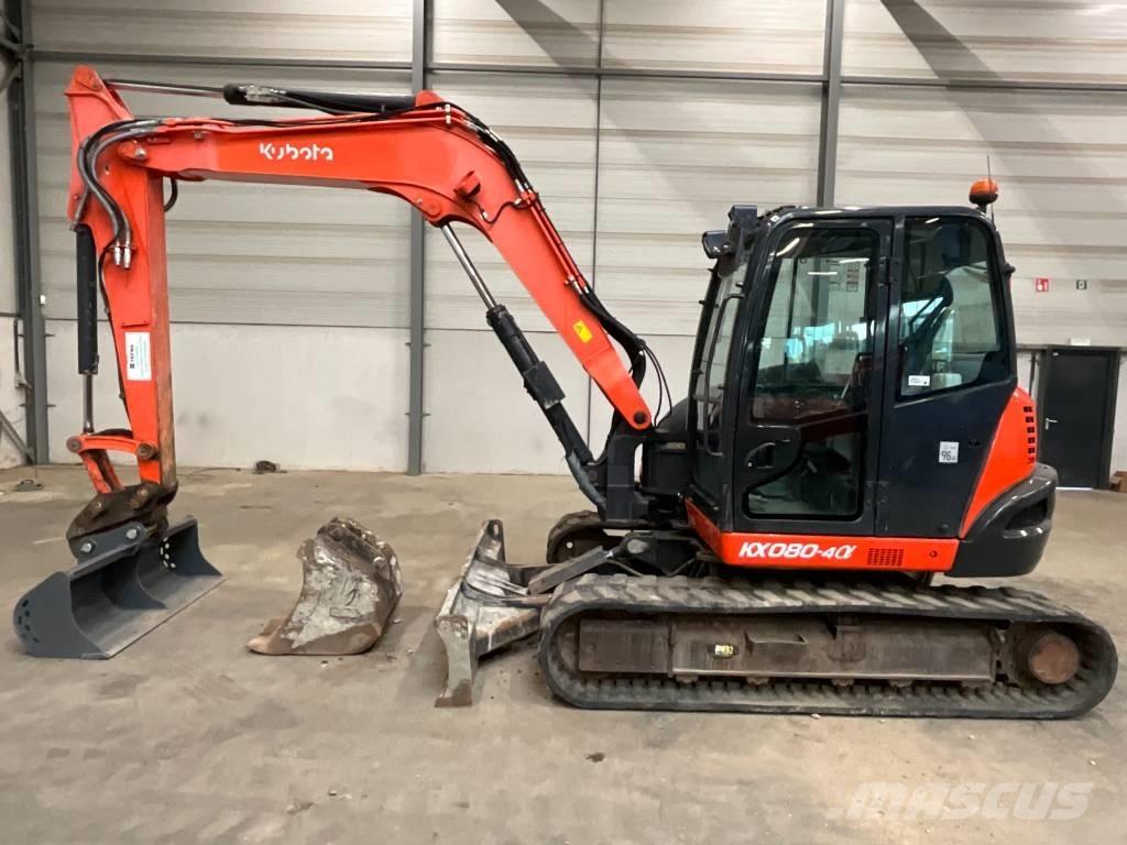 Kubota KX 080-4 A Közepes (midi) kotrók 7 t - 12 t