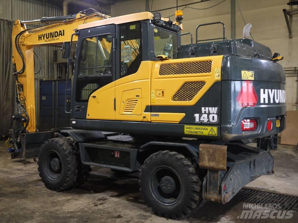 Hyundai HW 140 Gumikerekes kotrók