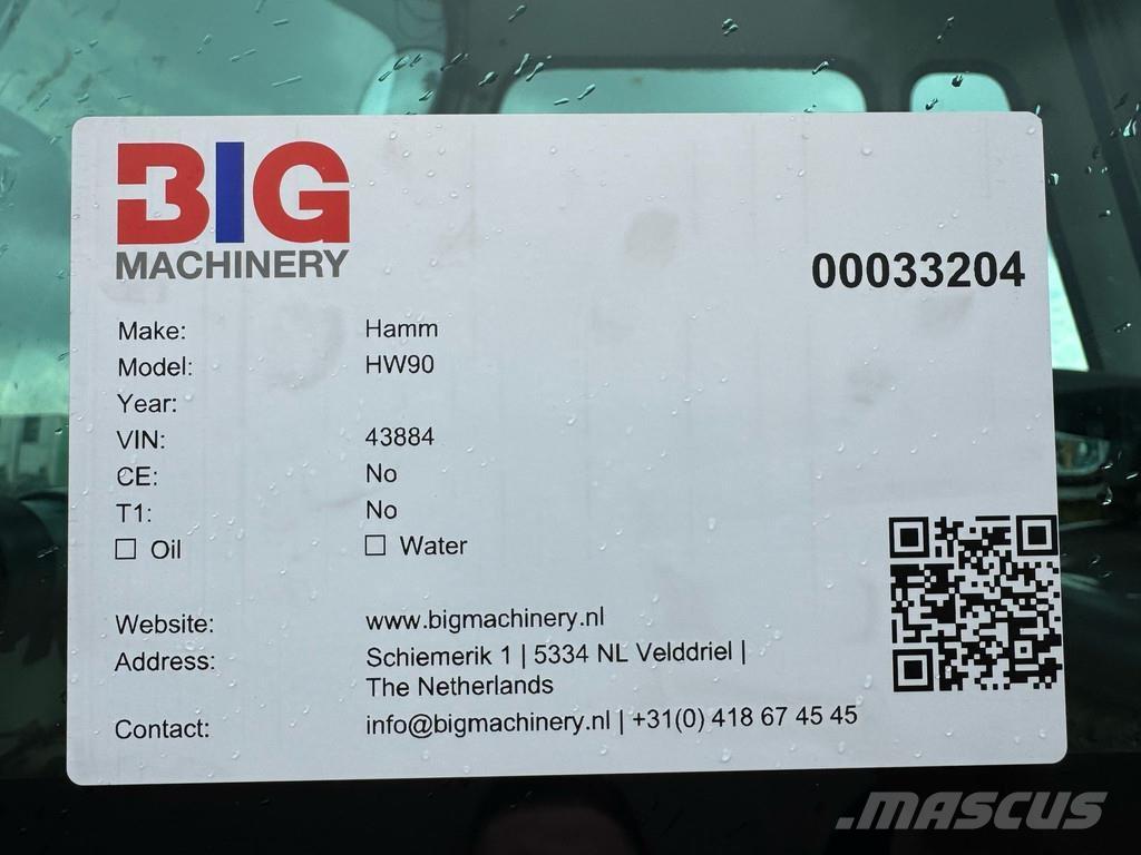 Hamm HW90 / 8 Ikerdobos hengerek