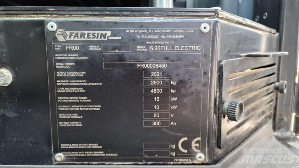 Faresin F6.26 E Teleszkópos rakodók