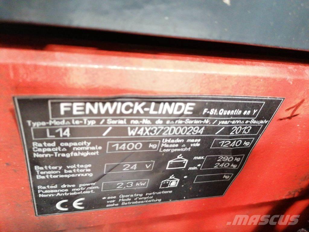 Linde L14I Gyalogkíséretű targonca