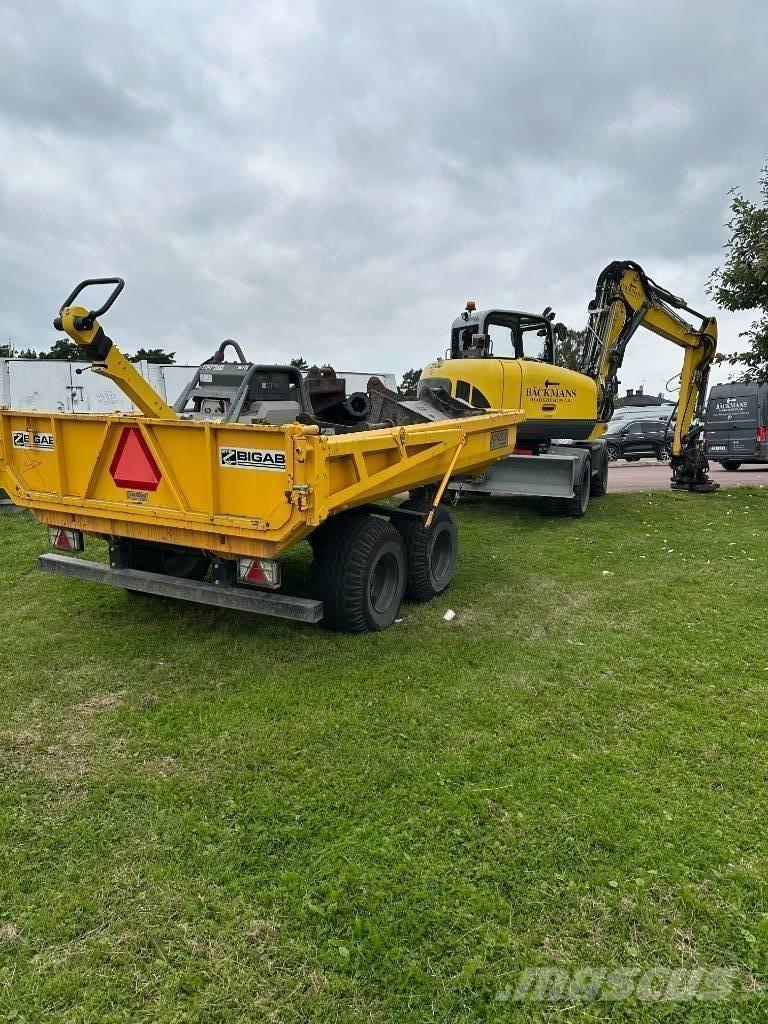 Wacker Neuson EW100 Gumikerekes kotrók