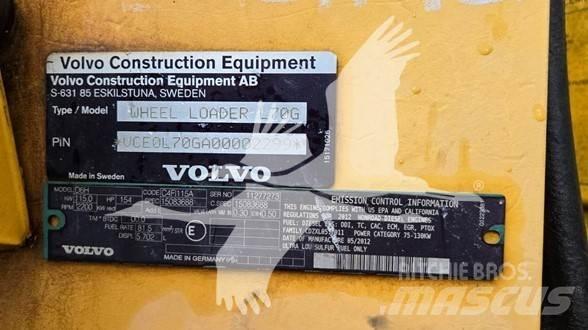 Volvo L70G Gumikerekes homlokrakodók