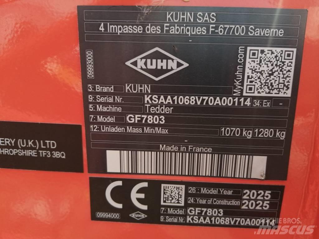 Kuhn GF7803 Rendkészítő