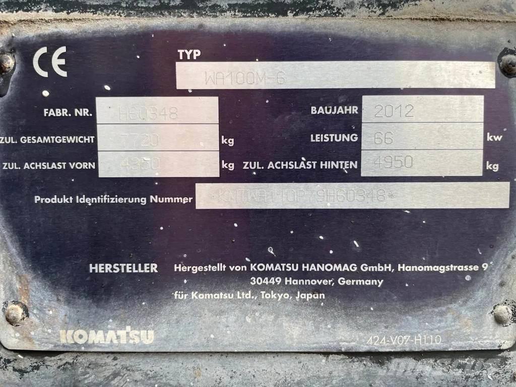 Komatsu WA100 Gumikerekes homlokrakodók