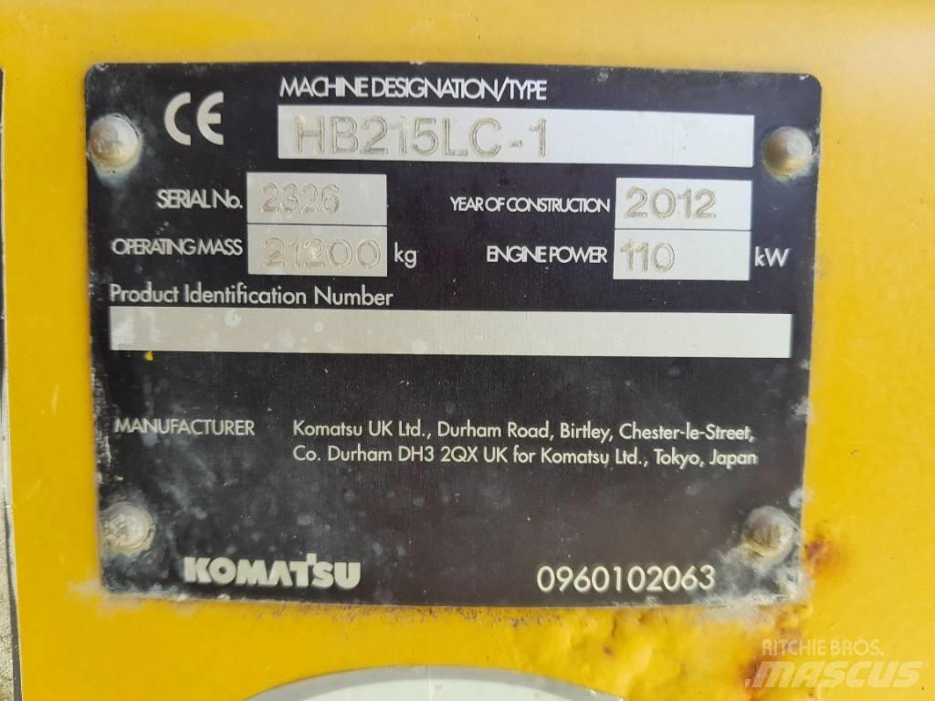 Komatsu HB215LC-1 Lánctalpas kotrók