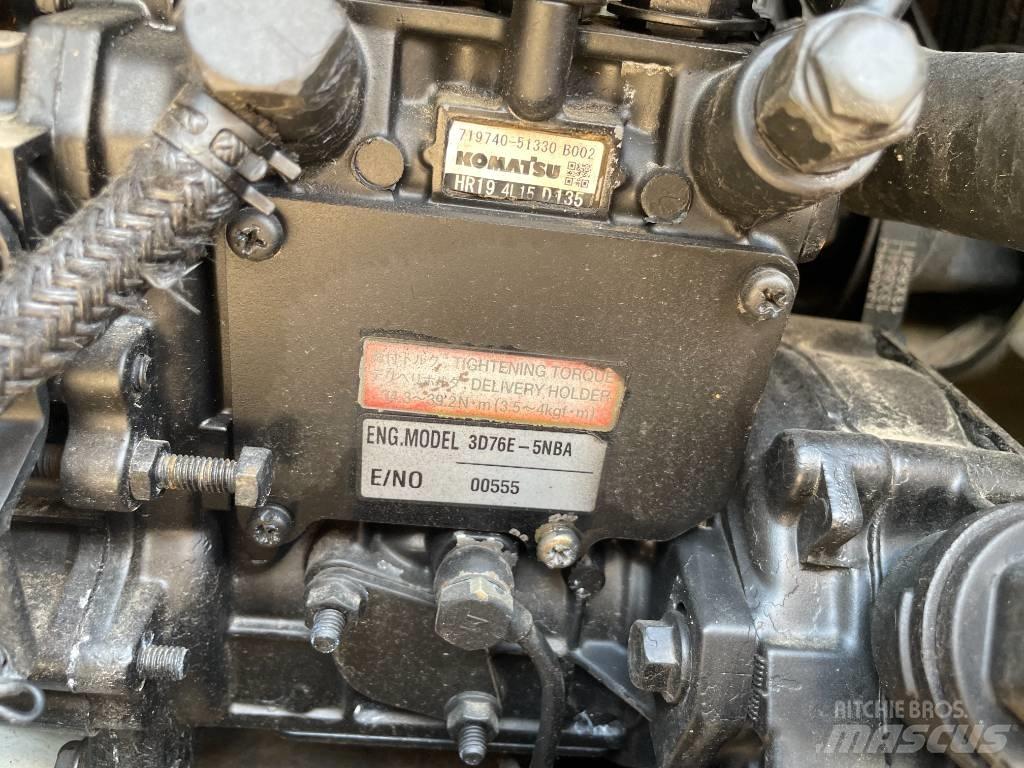 Komatsu PC 20 Lánctalpas kotrók