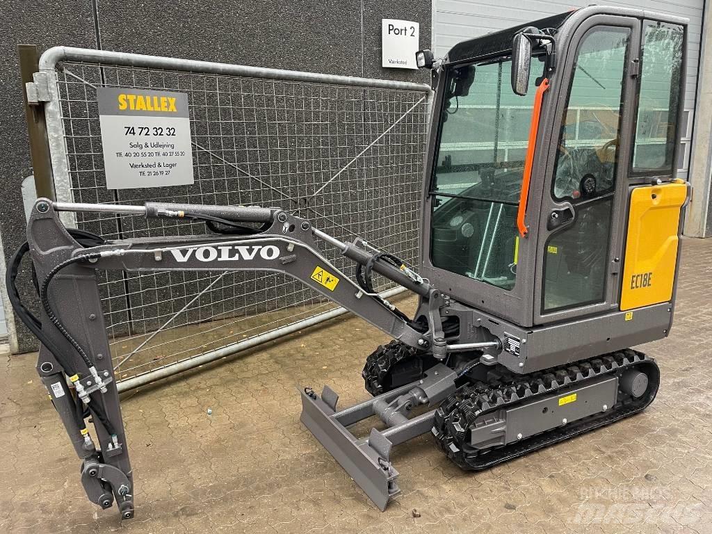Volvo EC18E Mini kotrók < 7t