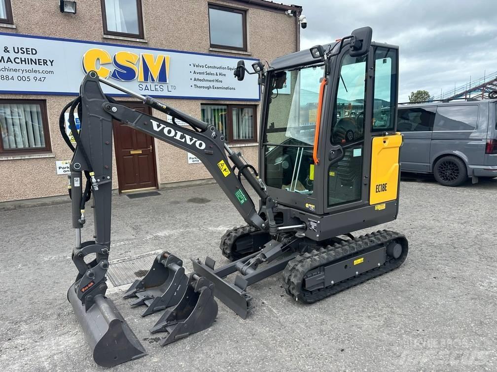 Volvo EC 18 E Mini kotrók < 7t