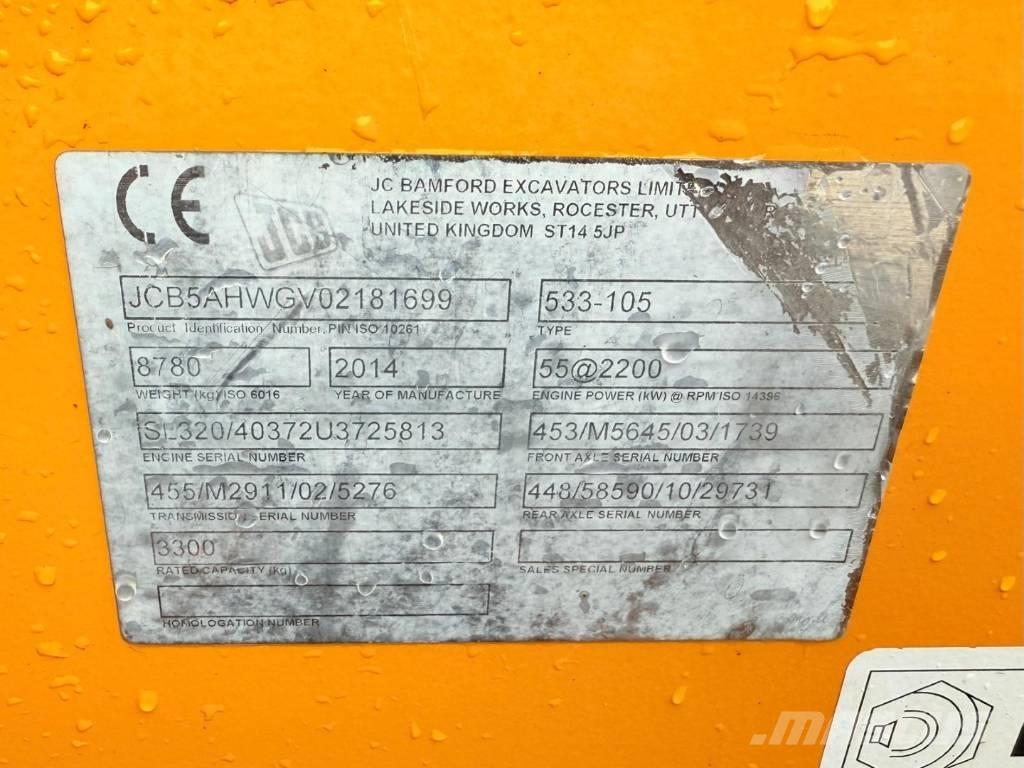 JCB 533-105 Teleszkópos rakodók