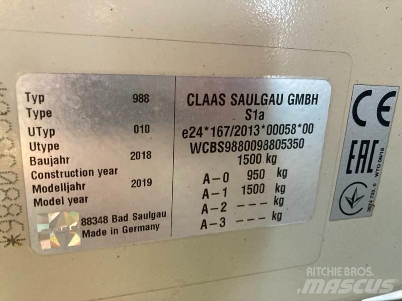 CLAAS Liner 2900 Rendkészítő Kombájnok