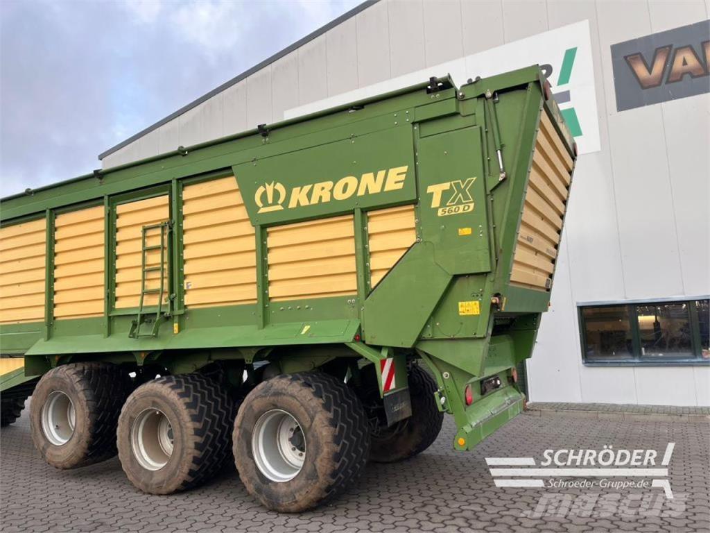 Krone TX 560 D Gabona átrakó kocsik